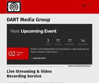 Dartmediagroup.com(Providing professional Webcast Streaming Services (WSS) & Aerial Drone Services (ADS) in south central Indiana) Screenshot