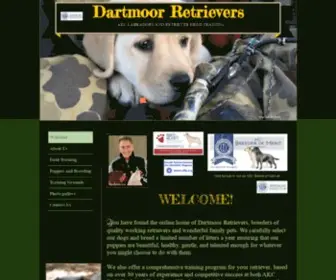 Dartmoorretrievers.com(Dartmoor Retrievers) Screenshot