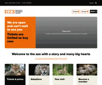 Dartmoorzoo.org(Dartmoor Zoological Society) Screenshot