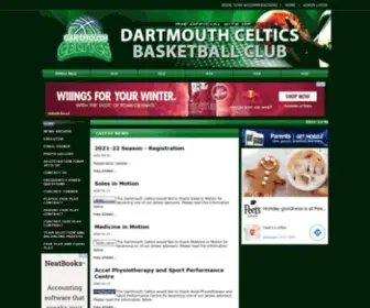 Dartmouthceltics.ca(ABA Celtics) Screenshot