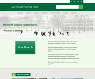 Dartmouthcollegefund.org(Dartmouth College Fund) Screenshot