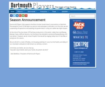 Dartmouthplayers.ns.ca(The Magic of Live Theatre) Screenshot