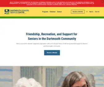 Dartmouthseniors.ca(Dartmouth Seniors Service Centre) Screenshot