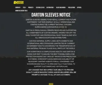 Dartonsleeves.com(Darton Sleeves Incorporated) Screenshot