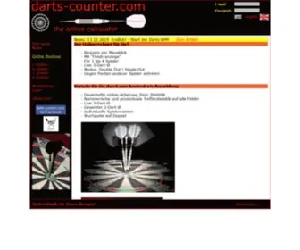 Darts-Counter.com(Der Online) Screenshot