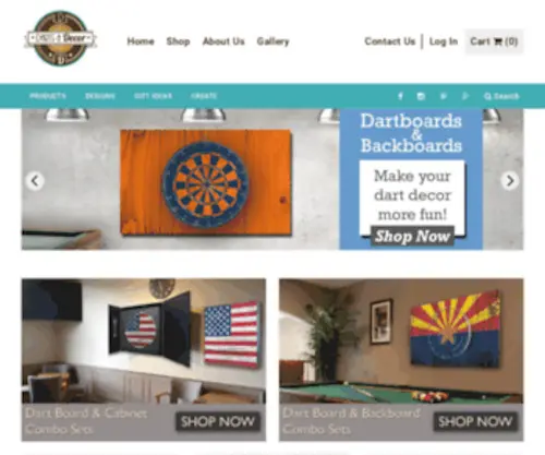 Dartsanddecor.com(Darts & Decor) Screenshot