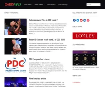 Dartsmad.com(Darts Mad) Screenshot