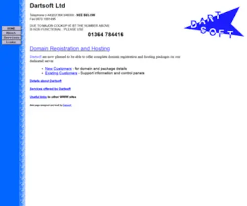 Dartsoft.co.uk(DARTSOFT LTD) Screenshot