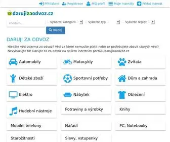 Darujizaodvoz.cz(Daruji za odvoz) Screenshot