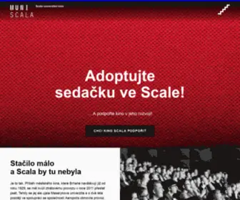 Darujscale.cz(Scala univerzitní kino) Screenshot