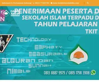 Darulabidin.com(Website sekolah islam terpadu terbaik di depok) Screenshot