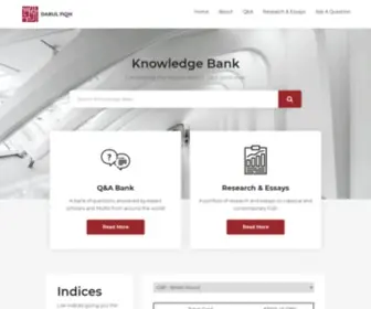 Darulfiqh.com(Building the largest Islamic Q&A knowledge bank) Screenshot