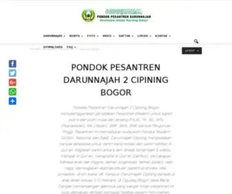 Darunnajah-Cipining.com(Pesantren Darunnajah Cipining Bogor) Screenshot