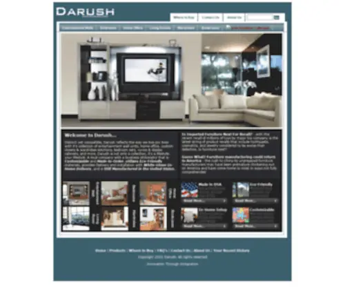 Darush.com(Darush Furniture) Screenshot