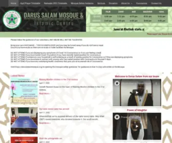 Darussalammosque.org(Darus Salam Mosque & Islamic Centre) Screenshot