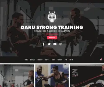 Darustrong.com(Phil Daru is a world renowned strength and conditioning coach and) Screenshot