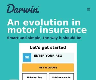 Darwin-Insurance.com(An evolution in motor insurance) Screenshot