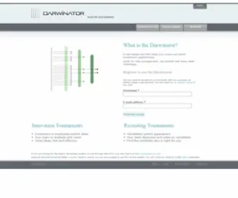 Darwinator.com(Home) Screenshot