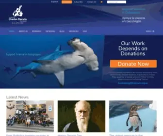 Darwinfoundation.org(Charles Darwin Foundation) Screenshot