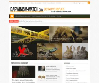 Darwinism-Watch.com(Definitive Replies to the Darwinist Propaganda) Screenshot