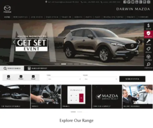 Darwinmazda.com.au(Darwin Mazda) Screenshot