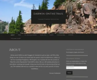 Darwinonthetrail.com(Darwin Onthetrail) Screenshot