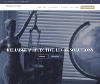 Darylcrouse.com(Legal services) Screenshot