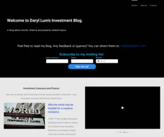 Daryllum.com(Daryl Lum's Investment blog) Screenshot