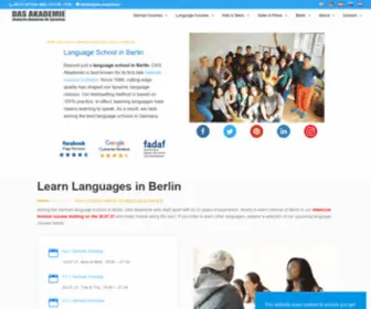 Das-Akademie.de(Deutsche Akademie für Sprachen) Screenshot