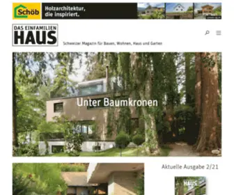 Das-Einfamilienhaus.ch(Schweizer Magazin für Bauen) Screenshot
