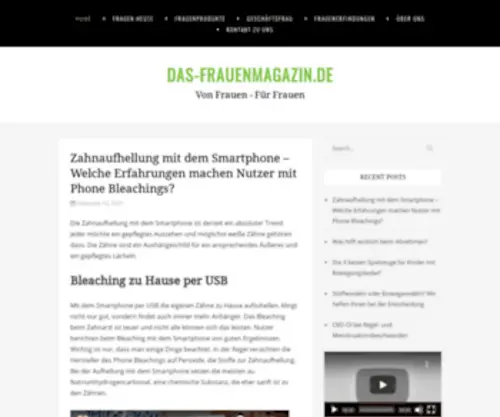 Das-Frauenmagazin.de(Von Frauen) Screenshot