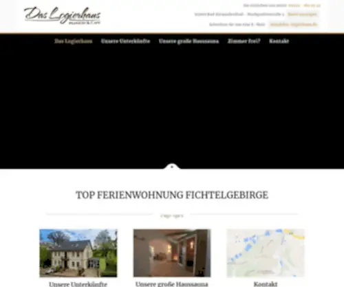 Das-Logierhaus.de(Ferienwohnung FichtelgebirgeLogierhaus) Screenshot