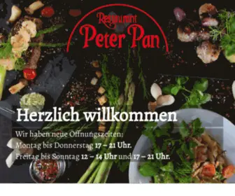 Das-Peter-Pan.de(Restaurant Peter Pan) Screenshot