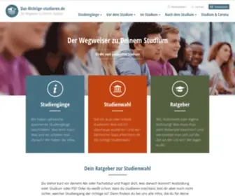 Das-Richtige-Studieren.de(Das Richtige studieren) Screenshot
