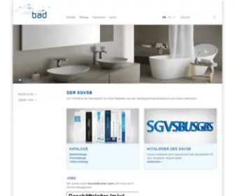 Dasbad.ch(Sanitärportal zum bad) Screenshot