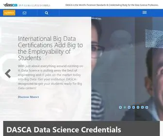 Dasca.org(Data Science Council of America) Screenshot