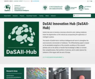 Dasci.es(Instituto Andaluz Interuniversitario en Data Science and Computational Intelligence) Screenshot