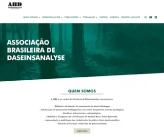 Daseinsanalyse.org.br(Associação Brasileira de Daseinsanalyse) Screenshot