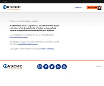 Dasekelogistics.com(Dasekelogistics) Screenshot