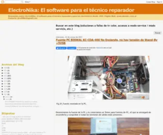 Daselec.com.ar(ElectroNika: El software para el técnico reparador) Screenshot