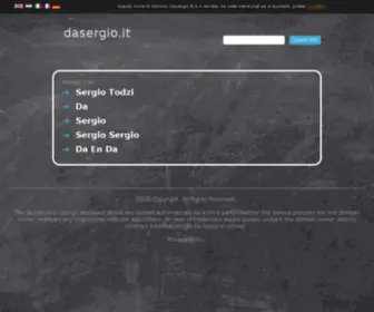 Dasergio.it(Ristorante) Screenshot