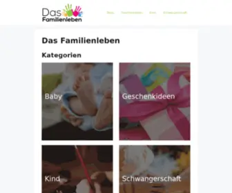 Dasfamilienleben.de(Das Beste Fur Kinder & Mamas (Geschenkideen) Screenshot