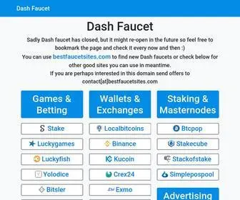 Dash-Faucet.com(Free Dash (DASH)) Screenshot