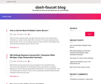 Dash-Faucet.xyz(Dash Faucet) Screenshot