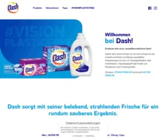 Dash.de(Dash Vollwaschmittel) Screenshot