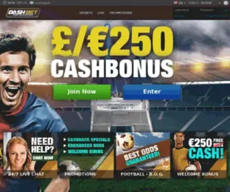 Dashbet.com(Online football) Screenshot