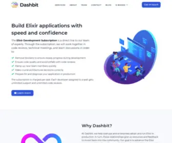 Dashbit.co(Boosting the Elixir ecosystem) Screenshot