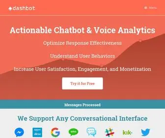 Dashbot.io(Actionable Chatbot & Voice Analytics) Screenshot