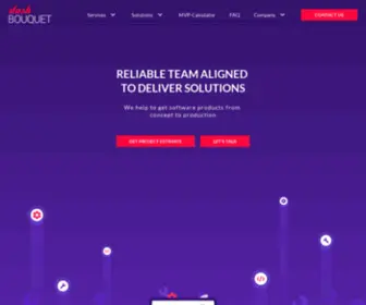 Dashbouquet.com(Custom Application Development Company) Screenshot