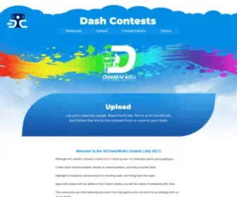 Dashcontests.com(The home of Dash related contests) Screenshot